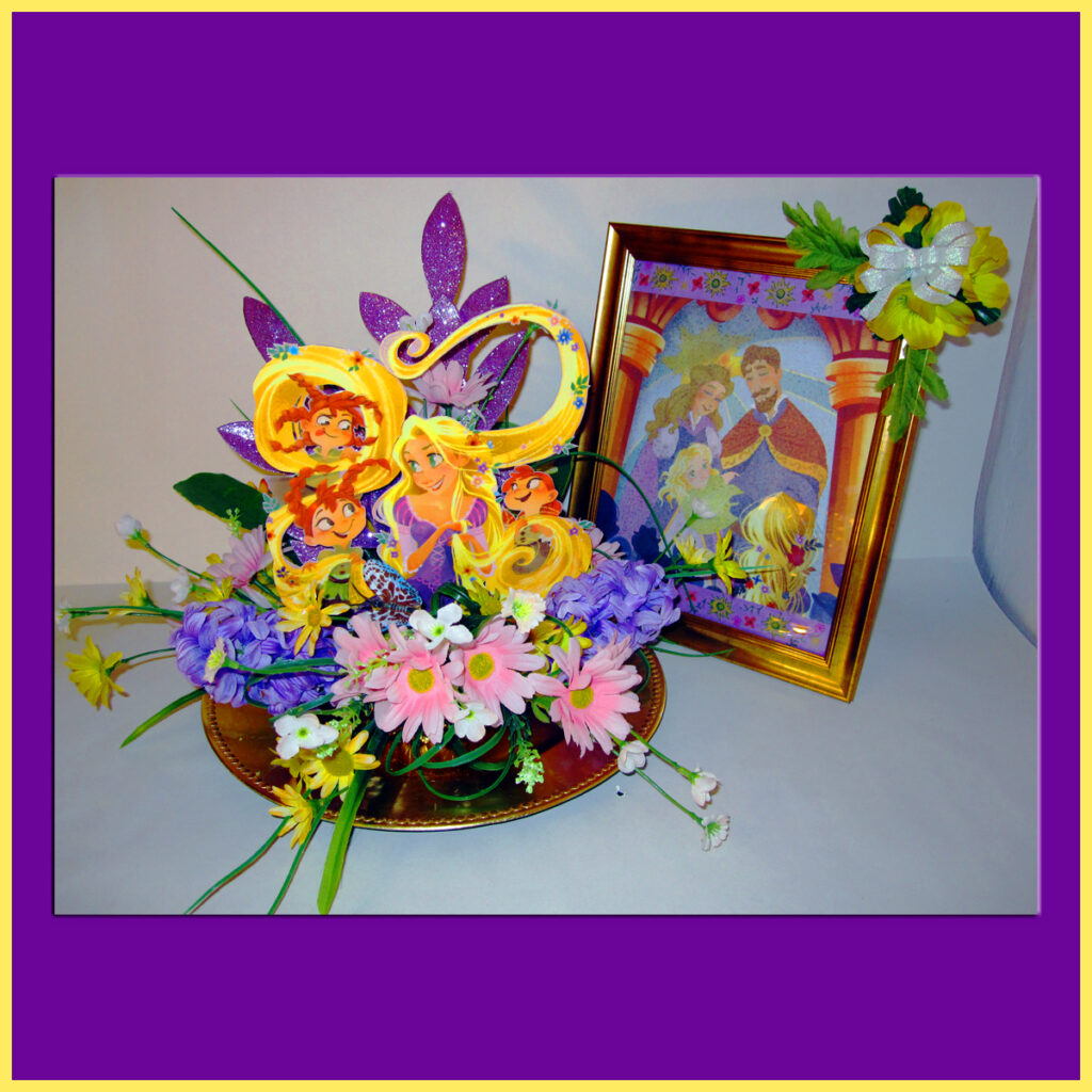 Tangled Floral tray