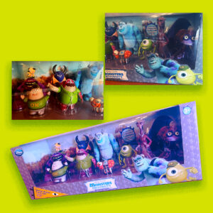 Disney Pixar Monsters University Flocked Action Pack