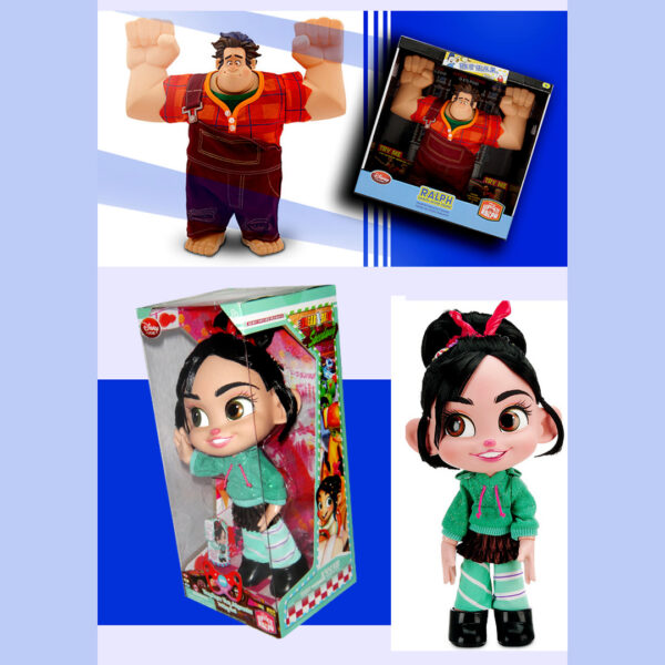 Wreck It Ralph and Vanellope Jumbo set